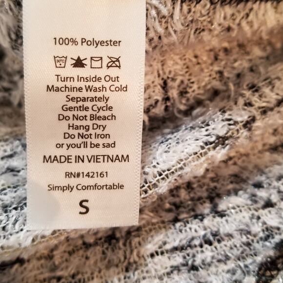 LuLaRoe Sweater Cardigan Shrug Front Waterfall Kimono Style Sleeves Size S - Picture 6 of 8